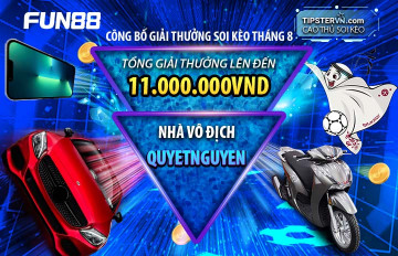 Trao giải top 10 cao thủ soi kèo đỉnh nhất tháng 08.2022