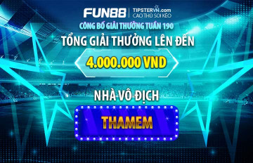 Trao giải top 5 cao thủ soi kèo hay nhất tuần 190